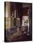 Great Hall, Van Der Bilt Hotel in New York, Bedroom, Ca 1840, Color, 19th Century, Usa-null-Stretched Canvas