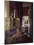 Great Hall, Van Der Bilt Hotel in New York, Bedroom, Ca 1840, Color, 19th Century, Usa-null-Mounted Giclee Print