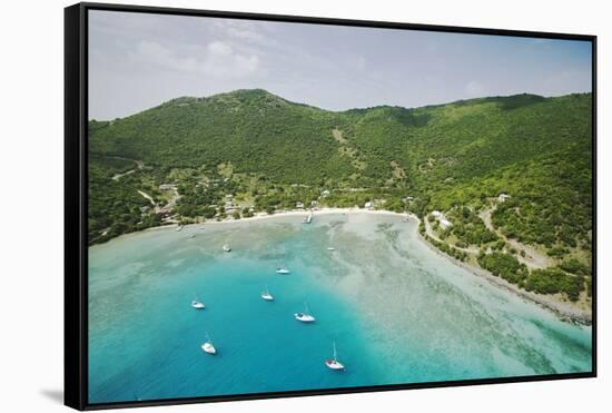 Great Harbour at Jost Van Dyke Island-Macduff Everton-Framed Stretched Canvas