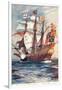 Great Harry, British Galleon, 1514-null-Framed Art Print