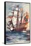 Great Harry, British Galleon, 1514-null-Framed Stretched Canvas