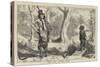 Great Hawk and Small Mormon-Arthur Boyd Houghton-Stretched Canvas