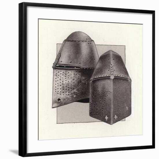 Great Helms - Helmets Used for Jousting-Pat Nicolle-Framed Giclee Print