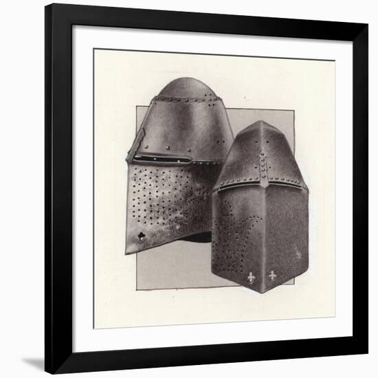Great Helms - Helmets Used for Jousting-Pat Nicolle-Framed Giclee Print