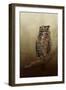 Great Horned Owl at Shiloh-Jai Johnson-Framed Giclee Print