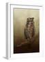 Great Horned Owl at Shiloh-Jai Johnson-Framed Giclee Print