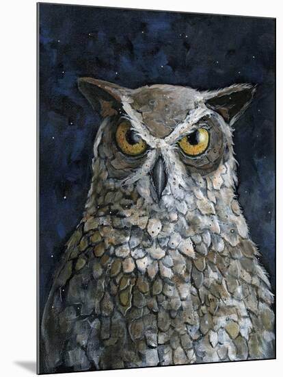 Great Horned Owl-Jamin Still-Mounted Giclee Print