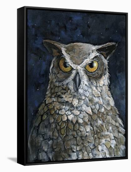 Great Horned Owl-Jamin Still-Framed Stretched Canvas