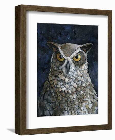 Great Horned Owl-Jamin Still-Framed Giclee Print