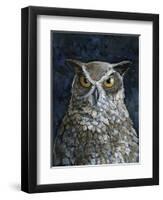 Great Horned Owl-Jamin Still-Framed Giclee Print