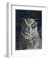 Great Horned Owl-Jamin Still-Framed Giclee Print