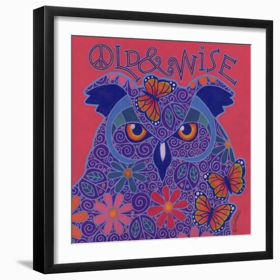 Great Horned Owl-Denny Driver-Framed Giclee Print