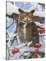 Great-horned Owl-William Vanderdasson-Stretched Canvas