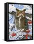 Great-horned Owl-William Vanderdasson-Framed Stretched Canvas