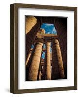 Great Hypostyle Hall at Karnak Temple, Egypt-Clive Nolan-Framed Photographic Print