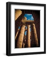 Great Hypostyle Hall at Karnak Temple, Egypt-Clive Nolan-Framed Photographic Print