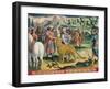 Great King of the Parthians Hunts, Plate 9 Venationes Ferarum, Avium, Piscium-Jan van der Straet-Framed Giclee Print