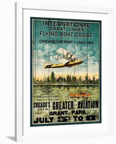 Great Lakes Flying Boats-Kate Ward Thacker-Framed Giclee Print