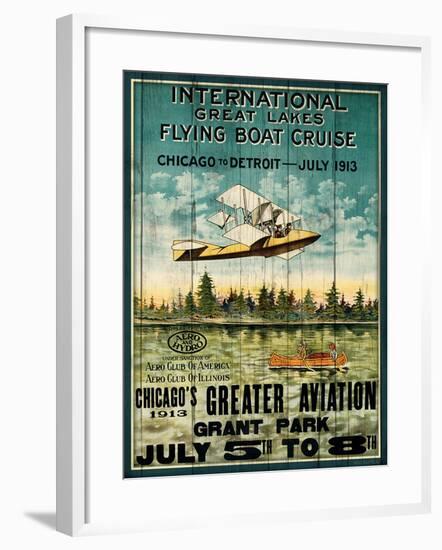 Great Lakes Flying Boats-Kate Ward Thacker-Framed Giclee Print