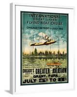 Great Lakes Flying Boats-Kate Ward Thacker-Framed Giclee Print