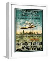 Great Lakes Flying Boats-Kate Ward Thacker-Framed Giclee Print