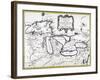 Great Lakes Map, 1755-null-Framed Giclee Print