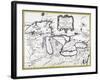 Great Lakes Map, 1755-null-Framed Giclee Print