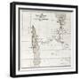 Great Lakes Region Old Map, Eastern Africa-marzolino-Framed Premium Giclee Print