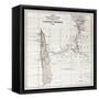 Great Lakes Region Old Map, Eastern Africa-marzolino-Framed Stretched Canvas