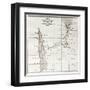 Great Lakes Region Old Map, Eastern Africa-marzolino-Framed Art Print