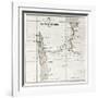 Great Lakes Region Old Map, Eastern Africa-marzolino-Framed Art Print