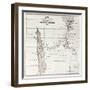 Great Lakes Region Old Map, Eastern Africa-marzolino-Framed Art Print