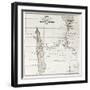 Great Lakes Region Old Map, Eastern Africa-marzolino-Framed Art Print
