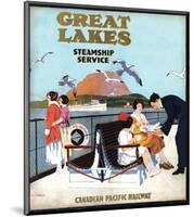 Great Lakes Steamship Service, Canadian Pacific Railway-null-Mounted Premium Giclee Print