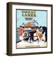 Great Lakes Steamship Service, Canadian Pacific Railway-null-Framed Art Print