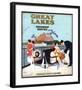 Great Lakes Steamship Service, Canadian Pacific Railway-null-Framed Art Print