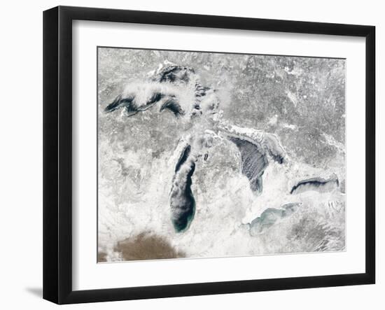 Great Lakes-Stocktrek Images-Framed Photographic Print