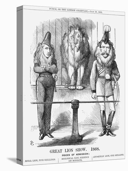 Great Lion Show, 1868-John Tenniel-Stretched Canvas