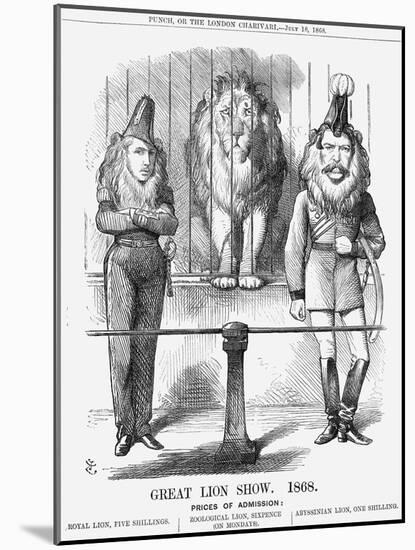 Great Lion Show, 1868-John Tenniel-Mounted Giclee Print