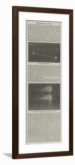 Great Meteor on 27 November-null-Framed Giclee Print