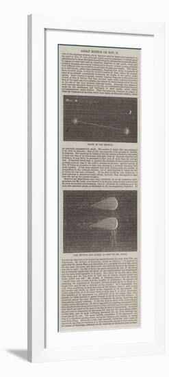 Great Meteor on 27 November-null-Framed Giclee Print