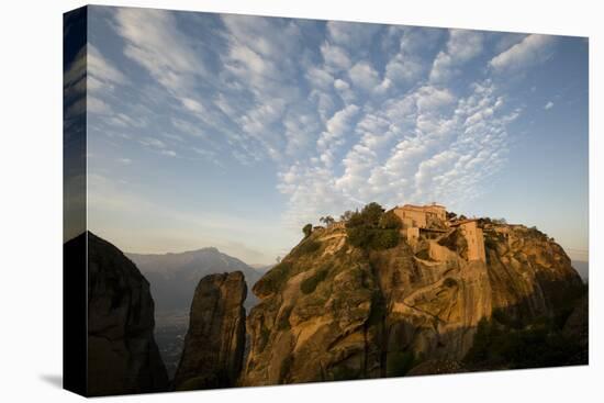 Great Meteoron Monastery at Sunrise, Meteora, Greece, October 2008-Radisics-Stretched Canvas