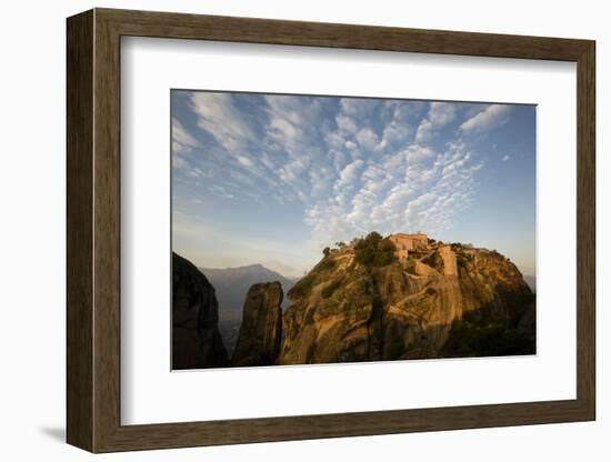 Great Meteoron Monastery at Sunrise, Meteora, Greece, October 2008-Radisics-Framed Photographic Print