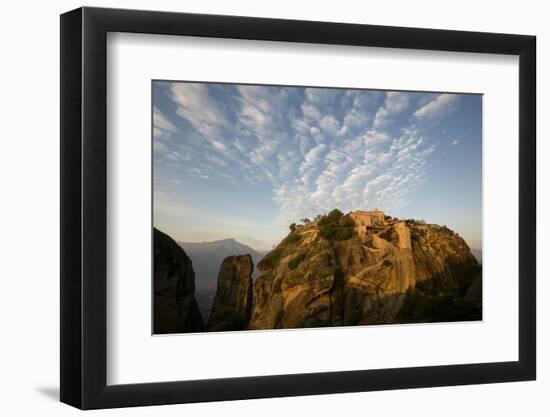 Great Meteoron Monastery at Sunrise, Meteora, Greece, October 2008-Radisics-Framed Photographic Print