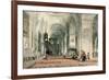 Great Mosque at Brussa, Plate 24, Illustrations of Constantinople, Engraved by Artist, Pub. 1838-John Frederick Lewis-Framed Giclee Print