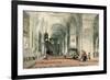 Great Mosque at Brussa, Plate 24, Illustrations of Constantinople, Engraved by Artist, Pub. 1838-John Frederick Lewis-Framed Giclee Print