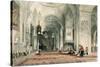 Great Mosque at Brussa, Plate 24, Illustrations of Constantinople, Engraved by Artist, Pub. 1838-John Frederick Lewis-Stretched Canvas