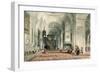 Great Mosque at Brussa, Plate 24, Illustrations of Constantinople, Engraved by Artist, Pub. 1838-John Frederick Lewis-Framed Giclee Print