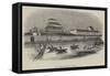 Great National Steeple-Chase at Liverpool-null-Framed Stretched Canvas