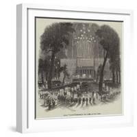 Great Native Meeting in the Park, at New York-null-Framed Giclee Print